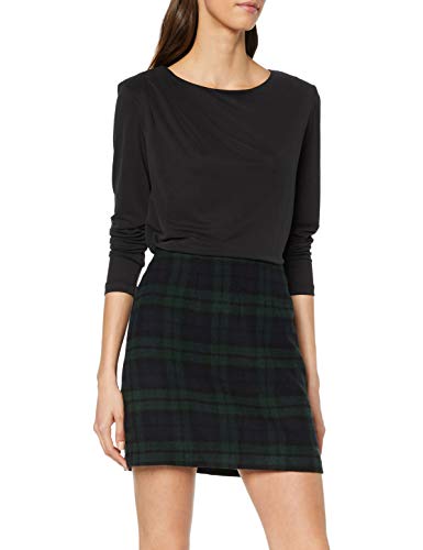 New Look Blackwatch Brushed Falda, Verde (Green Pattern 39), 40 (Talla del Fabricante: 12) para Mujer