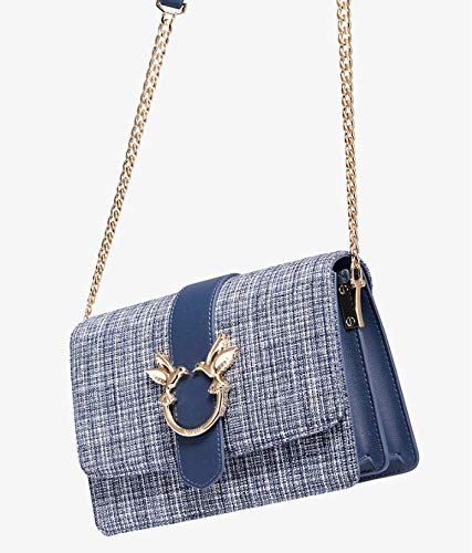 New Zealand Bag Ms. 2019 Swallow Bag Summer Wild Shoulder Fashion Small Fresh Messenger Bag Small Ck Azul oscuro