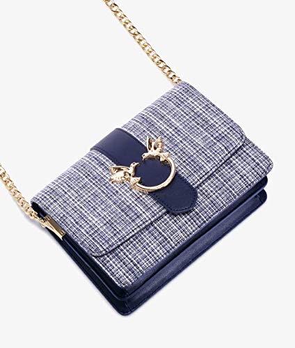 New Zealand Bag Ms. 2019 Swallow Bag Summer Wild Shoulder Fashion Small Fresh Messenger Bag Small Ck Azul oscuro