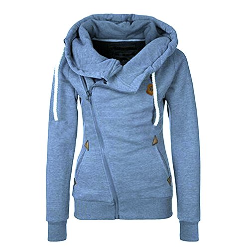 Newbestyle Sudadera con Capucha para Mujer Sudadera Cremallera