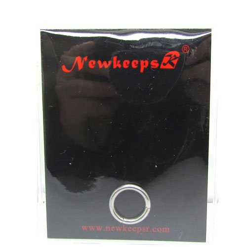 NewkeepsR 18G 6mm (1/4'') Bisagra giratoria Anillo de aro para la Nariz Acero 316L Segmento sin Costura Helix Daith Cartílago Tragus Pendientes Piercing