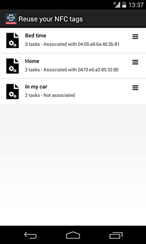 NFC Tools Plugin : Reuse Tag