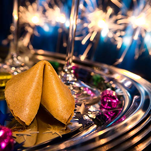 Ni Hao "Gute Besserung" - Galletas de la suerte en bonita caja de 10 unidades con galletas empaquetadas individualmente y diferentes frases – Fabricado en Alemania