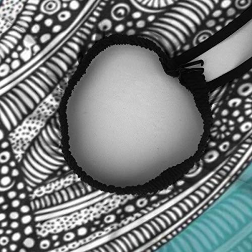 Nicokee Barber - Capa de peluquería para San Valentín Ramos Beta con patrón de pez corte de pelo para peluquería, profesión de peluquería, kit de baberos para hombres y mujeres