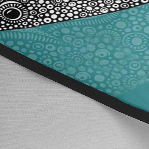 Nicokee Barber - Capa de peluquería para San Valentín Ramos Beta con patrón de pez corte de pelo para peluquería, profesión de peluquería, kit de baberos para hombres y mujeres