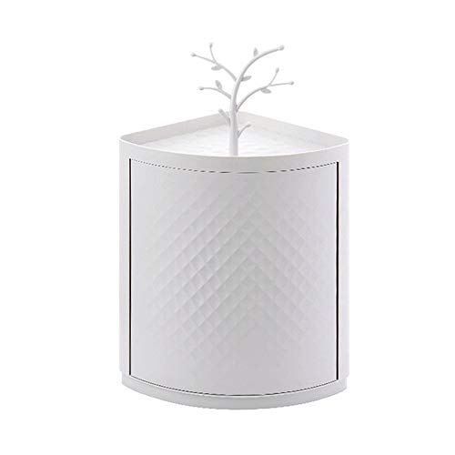 Niikee 360 - Estantería giratoria para baño o cocina, color gris