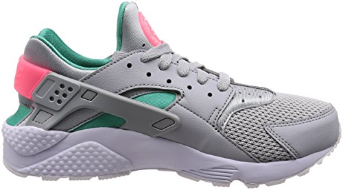 Nike Air Huarache, Zapatillas para Hombre, Gris (Wolf Grey/Kinetic Green/Sunset Pulse 053), 40.5 EU