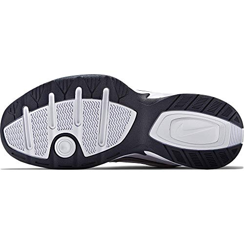 Nike Air Monarch IV, Zapatillas de Gimnasia para Hombre, Blanco (White/Metallic Silver/Midnight Navy 102), 42.5 EU