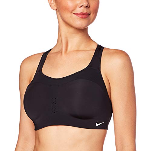 NIKE Alpha Bra Sports Bra, Mujer, Black/White, SA-C