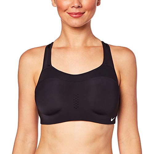 NIKE Alpha Bra Sports Bra, Mujer, Black/White, SA-C