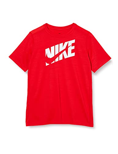NIKE B Nk Hbr+ Perf Top SS Camiseta de Manga Corta, Niños, University Red/(White), L
