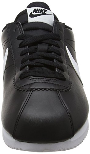 Nike Classic Cortez Leather, Zapatillas para Mujer, Negro (Black/White/White 010), 39 EU