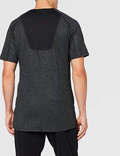 NIKE M NP BRT Top SS Aoj Camiseta de Manga Corta, Hombre, Black/Black/Dark Grey