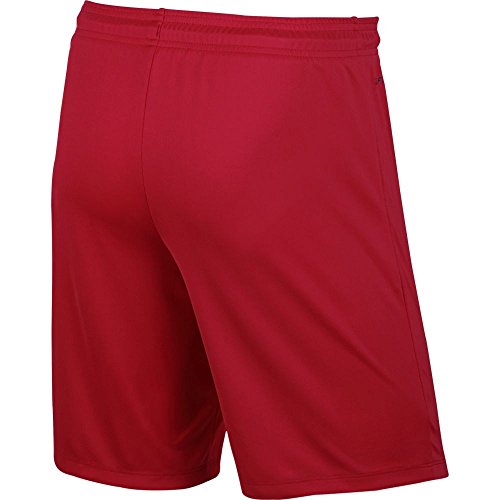 Nike Park II Knit Short NB Pantalón corto, Hombre, Rojo/Blanco (University Red/White), S