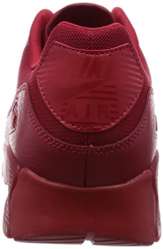 Nike W Air MAX 90 Ultra Essential, Zapatillas de Deporte Unisex Adulto, Rojo (Gym Red/Gym Red-University Red), 44 EU