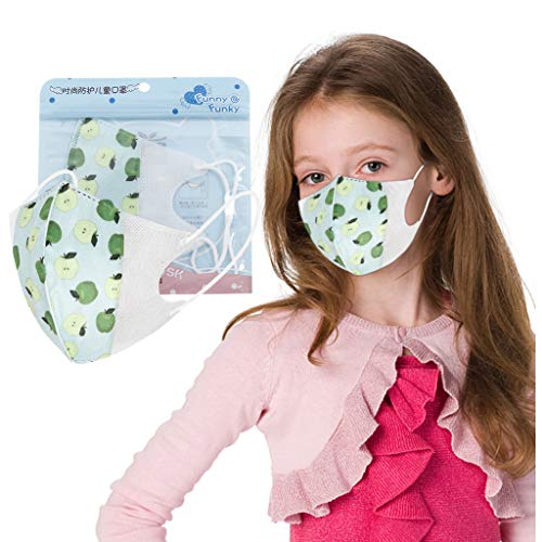 Niño 3D 20PCS Reutilizable Visera Transparentes Reutilizables Lavables Antivaho | Pantalla Protectora de Plástico Catering | Face Shield para Boca y Nariz con Sonrisa Visible, Unidades, Blanco Pro