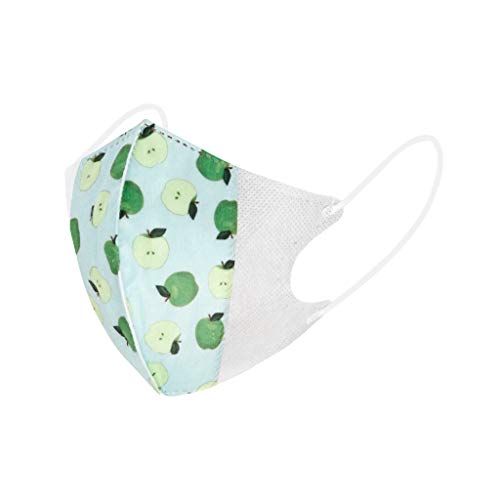 Niño 3D 20PCS Reutilizable Visera Transparentes Reutilizables Lavables Antivaho | Pantalla Protectora de Plástico Catering | Face Shield para Boca y Nariz con Sonrisa Visible, Unidades, Blanco Pro