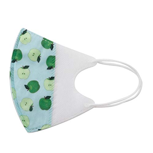 Niño 3D 20PCS Reutilizable Visera Transparentes Reutilizables Lavables Antivaho | Pantalla Protectora de Plástico Catering | Face Shield para Boca y Nariz con Sonrisa Visible, Unidades, Blanco Pro