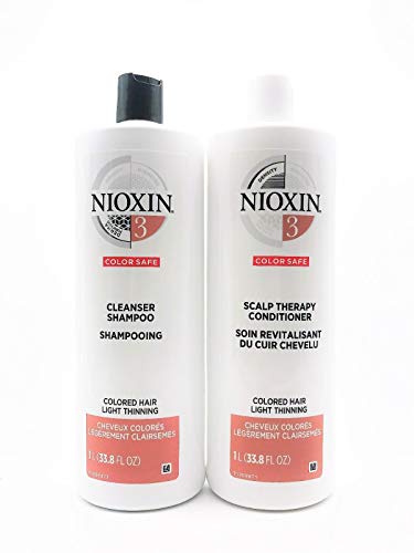 Nioxin System 3 - Champú y acondicionador de limpieza profunda (1000 ml)