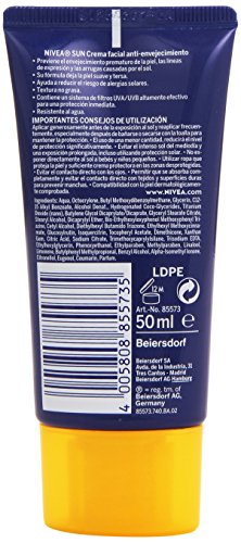 NIVEA Crema Solar Anti-Envejecimiento, Protección Alta, FP 30-50 ml