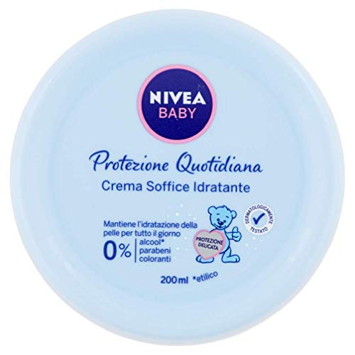 NIVEA Crema Suave Para Bebés Tarro De 200 Ml. 86128 Línea De Bebé