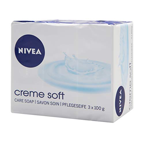 Nivea Crème Soft Jabón Cremoso con Aceite de Almendra - 12 de 100 gr. (Total 1200 gr.)