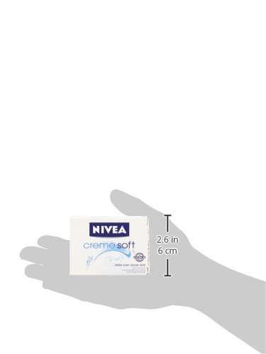 NIVEA Creme Soft Jabón en Pastilla (3 unidades x 100 gramos), está enriquecida con Aceite de Almendras para limpiar y cuidar la piel de las manos