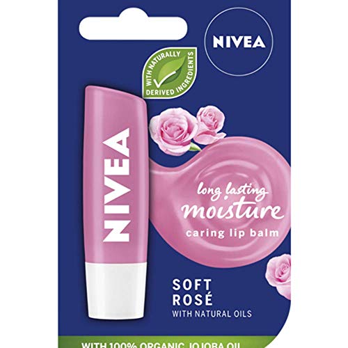 Nivea Lip Soft Rose Blister - Pack de 4