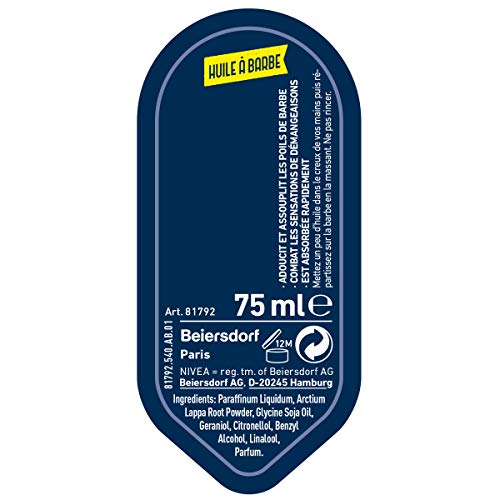 Nivea Men aceite para la barba –  – Juego de 3