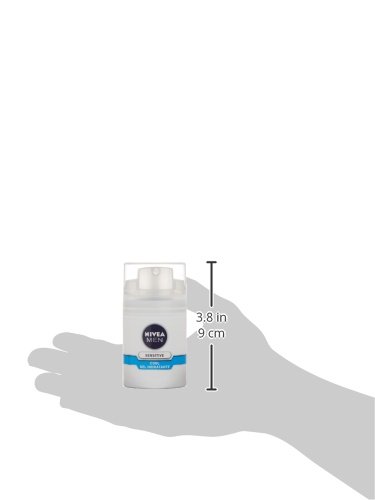 NIVEA MEN Sensitive Cool Gel Hidratante, gel refrescante para piel sensible, hidratante facial para un afeitado sin irritaciones - 1 x 50 ml