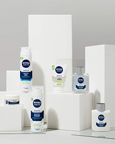 Nivea Men Sensitive - Limpiador facial para Hombre, 100 ml, pack de 6 unidades