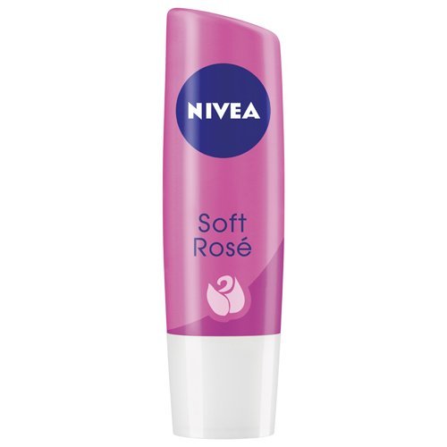 Nivea Soft Rose Lip Balm "Highlights Lips With A Natural Rose Sheen 4.8g