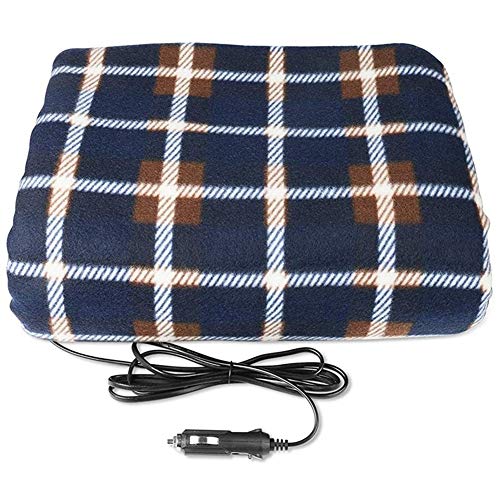 NLJYSH Eléctrica Suave Manta de calefacción del Coche y los Accidentes cerebrovasculares Gruesa Manta de Calentamiento a Temperatura (Color : Blue)