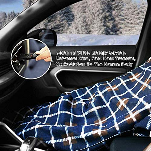 NLJYSH Eléctrica Suave Manta de calefacción del Coche y los Accidentes cerebrovasculares Gruesa Manta de Calentamiento a Temperatura (Color : Blue)