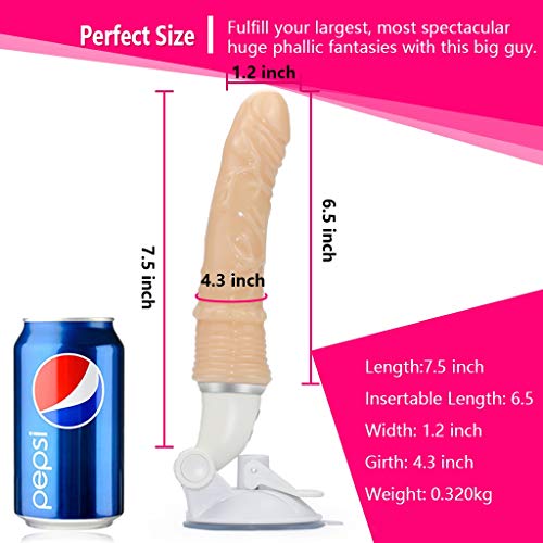 Nmcfbgqian De Gran tamaño del Gel de Silicona Realista Did-lo Impermeable con S-ucción Copa de la Mujer Hombres Gay Alma Gemela Estudio Principiantes, Placer del uno Mismo ToysT Camiseta