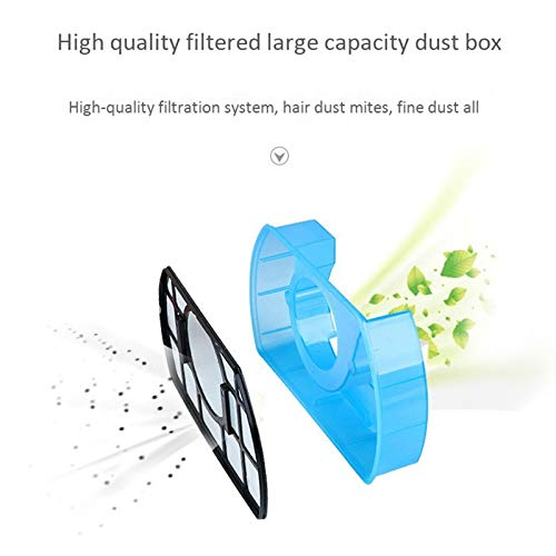 Noblik Robot Aspirador 1800Pa AspiracióN Potente 3 en 1 Pelo de Mascotas Hogar Seco Mojado Trapear Limpieza Robot Carga Aspiradora Blanco