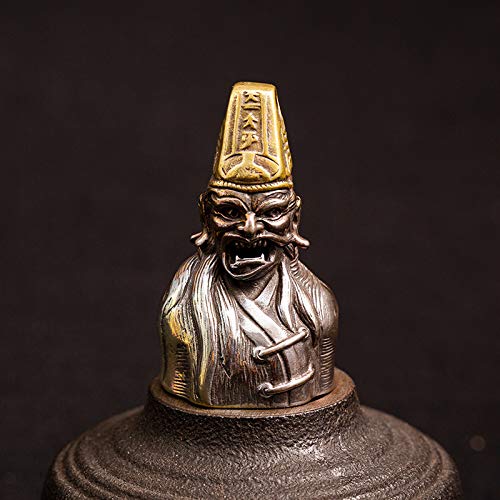 NOBRAND Campanas impermanentes de latón Puro y Cobre Blanco Bicolor Angustiado en Blanco y Negro impulsan el diablillo