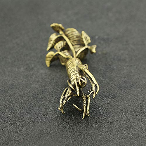 NOBRAND Cobre Puro colección de Bronce Retro latón Hacer Adornos Antiguos Antiguos Ginseng Salvaje Adornos Ruyi