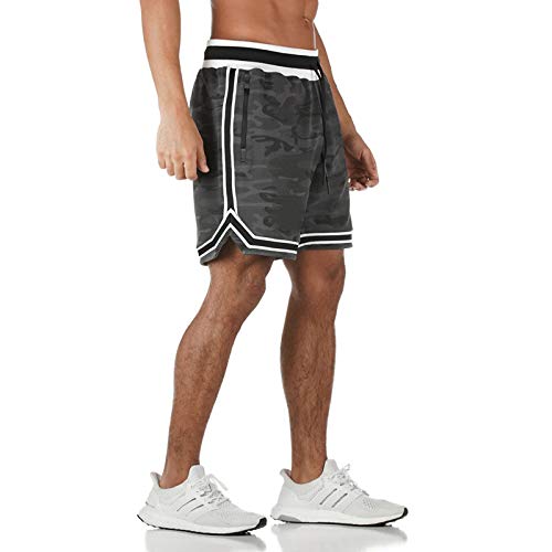 NOBRAND Pantalones cortos de entrenamiento para hombre Gris gris 50