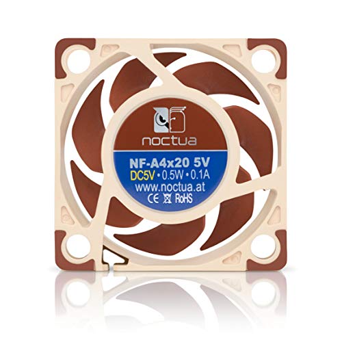 Noctua NF-A4x20 5V, Ventilador Silencioso de Gran Calidad, 3 Pines, Versión de 5V (40x20 mm, Marrón)