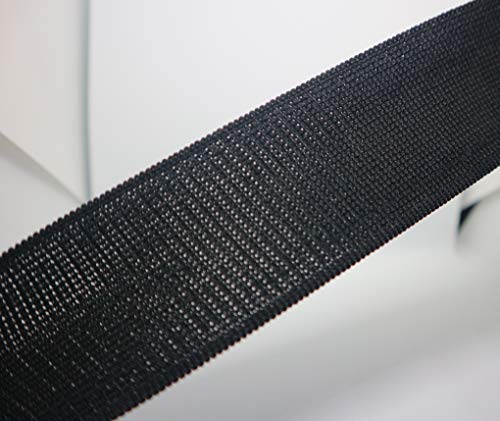 NoLimit20 Pernera Militar táctico. Sujeta pantalón Senderismo, Trekking, montaña, Escalada. Velcro elástico tobillero. Ciclismo, sujeta espinilleras fútbol [Negro.Talla única 5x30cm.]