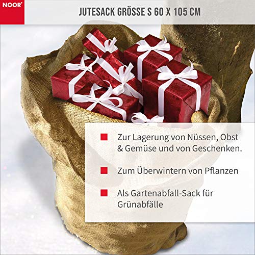 Noor S - Pack de Sacos de Yute (60 x 105 cm)