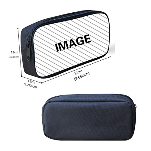 Nopersonality - Mochila de escuela primaria con estuche para lápices de hombro para niños y niñas, juego de 3, carlino (Gris) - M-L4481CEK+