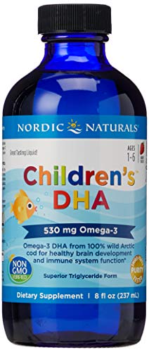 Nordic Naturals Children'S Dha, 530Mg Fresa - 237 Ml. 1 Unidad 400 g