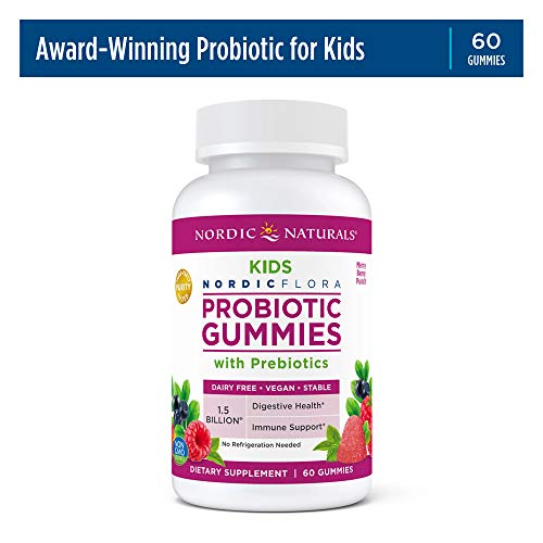 Nordic Naturals Probiotic Gummies Kids, Merry Berry Punch - 60 Gomitas 60 Unidades 270 g