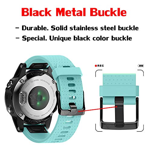 NotoCity Pulsera Compatible con Fenix 5S / 5S Plus/Fenix 6S / Fenix 6S Pro, Correa de Repuesto de Silicona Easy Fit 20mm Correa para Fenix 5S Fenix 5S Plus
