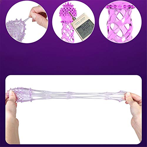 Novedad Spond condón, condón coqueteo de gran coqueteo, punto G ayudante manga condón, Fantasía juego de suministros de sexo