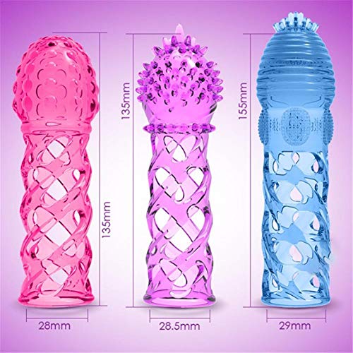 Novedad Spond condón, condón coqueteo de gran coqueteo, punto G ayudante manga condón, Fantasía juego de suministros de sexo