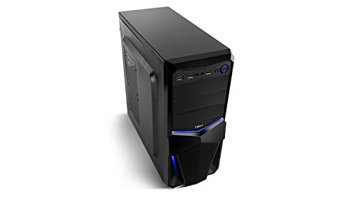 Nox PAX - NXPAX - Caja PC, ATX, USB 3.0, Color Negro Azul