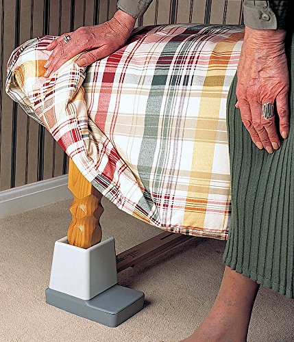 NRS - Alzas para cama (unidas, altura y anchura regulables, 1 unidad)